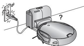 SAMSUNG SR8980-NAVIBOT-S - Houd het netsnoer van het oplaadstation alsijd op het stopcontact aangesloten. - 1