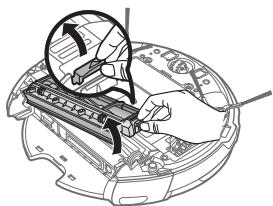 SAMSUNG SR8980-NAVIBOT-S - De zuigborstel reinigen - 3