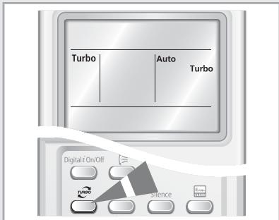 SAMSUNG AQV09MWAX - Sélection de la fonction turbo - 2