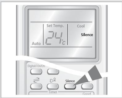 SAMSUNG AQV12MSAN - Sélection de la fonction du Silence - 1