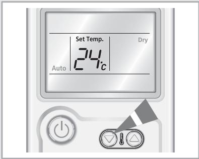SAMSUNG AQV12MSAN - Selectionnez le mode Chauffage si vous souhaitez chauffer votre piece. Vous pouvez ajuster la température et la vitesse du ventilateur pendant le chauffage. - 3