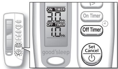 SAMSUNG AV-XWNH056EE - L'heure de Minuterie On est après l'heure de Minuterie Off - 1