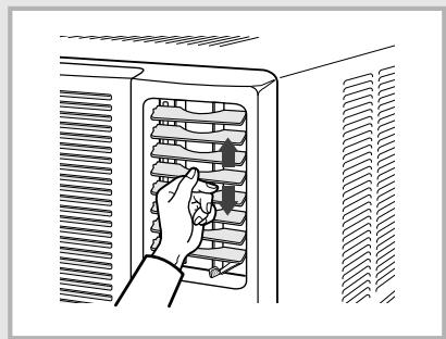SAMSUNG AW0800A - Réglez le flux d'air vertical - 2