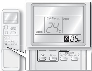 SAMSUNG MH026FJEA - Pour déactiver l'on timer - 1