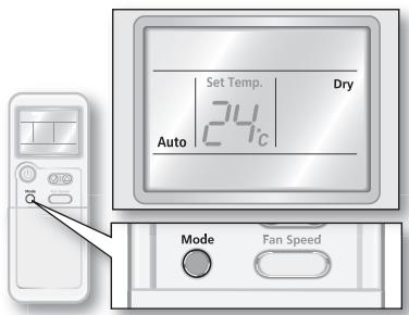 SAMSUNG MH026FJEA - Selectionnement de la mode d'opération - 2