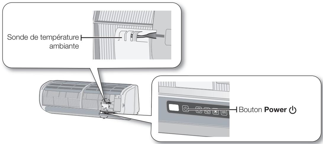 SAMSUNG MH052FBEA - Bouton Power et sonde de température ambiente - 1