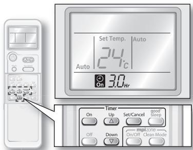 SAMSUNG MH052FBEA - Combaison de l'On timer et l'Off timer - 2