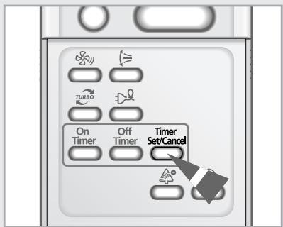 SAMSUNG SC-12APGX - Annuler la minuterie d'arrêt - 3