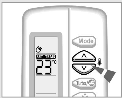 SAMSUNG SH-07ZA3 - Changer la température de la pièce rapidement - 4