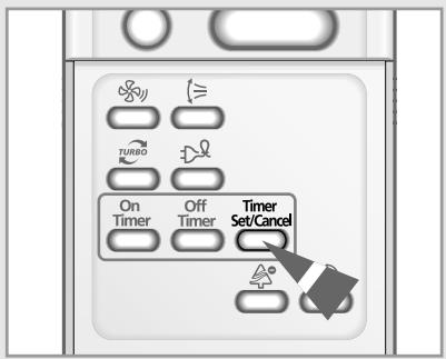 On Timer Off Timer Timer Set/Cancel