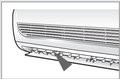SAMSUNG SH-09AW8 - Réglez le flux d'air horizontal - 1