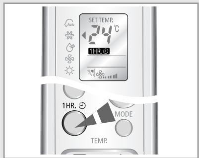 SAMSUNG SH-09ZWH/SEK - Pour annuler la minuterie d'une heure - 1