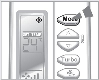 SAMSUNG AQ12NSAX - Selectionnez le mode Sechage si vous souhaitez déshumidifier votre piece.   Vouaves la possibilité d'ajuster la température dans ce mode. - 8
