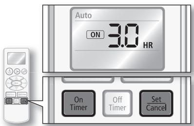 SAMSUNG AQ12UGAX - On timer - 2