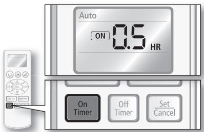 SAMSUNG AQ12UGAX - On timer - 1