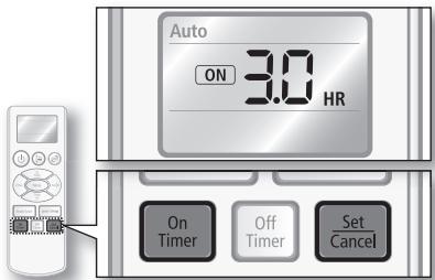 SAMSUNG AQ12UGAX - Combaison de l'On timer et l'Off timer - 2