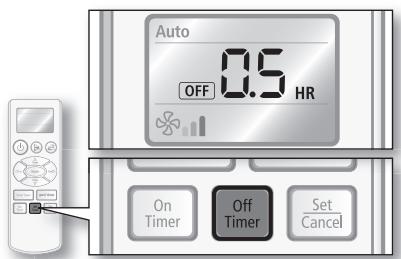 SAMSUNG AQ12UGAX - Off timer - 1