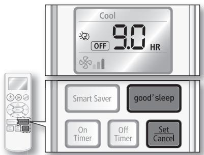 SAMSUNG AQ12UGAX - Mode good’sleep - 4