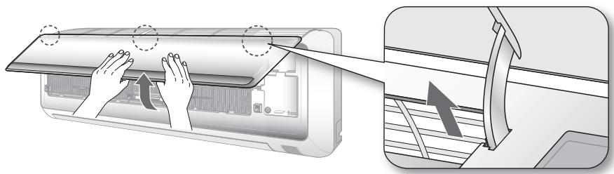 SAMSUNG AQ12UGBX - OUVRIR le panneau avant - 1