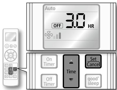 SAMSUNG AQV09ABBX - Off timer - 2