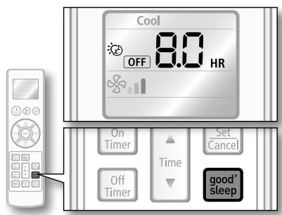 SAMSUNG AQV09ABBX - Mode Good'sleep - 3