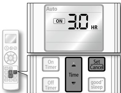 SAMSUNG AQV09ABBX - On timer - 2