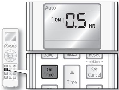 SAMSUNG AQV24EWCX - On timer - 1