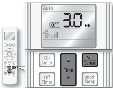 SAMSUNG AQV24EWCX - Off timer - 2