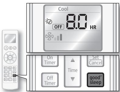SAMSUNG AQV24EWCX - Mode good'sleep - 3