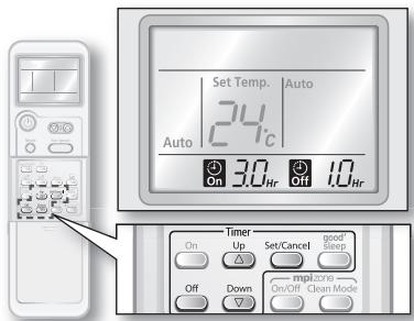 SAMSUNG AV-XWBH028EE - L'On timer est plus long que I' Off timer - 1