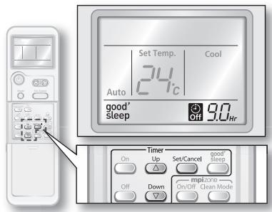 SAMSUNG AV-XWBH028EE - Mode good’sleep - 4