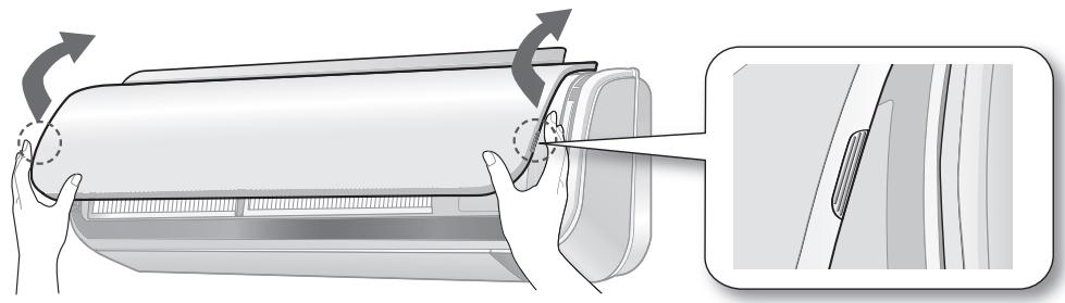 SAMSUNG AV-XWBH028EE - ENLEVEMENT DU PANNEAU AVANT - 1