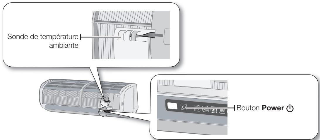 SAMSUNG AV-XWBH028EE - Bouton Power et sonde de température ambiente - 2
