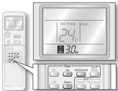 SAMSUNG AV-XWBH028EE - On timer - 2