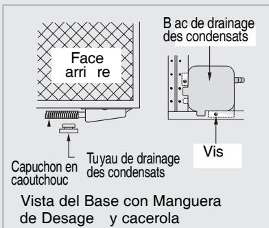 SAMSUNG AW07P1HEA - Installation du bac de drainage des condensate - 6
