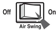 SAMSUNG AW07P1HEA - Réglez le Flux d'Air Horizontal - 2