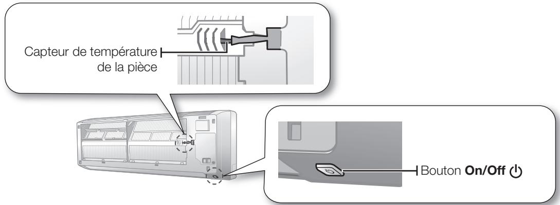 SAMSUNG NH036VHXEA - Bouton on/off et capteur de température de la pièce - 1