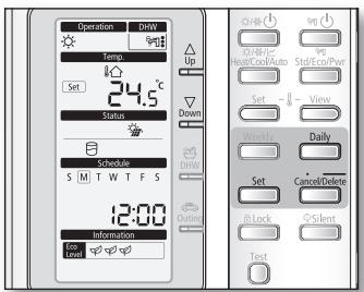 SAMSUNG NH300WHXES - PARAMETRAGE DE LA PROGRAMMATION JOURNALIERE - 2