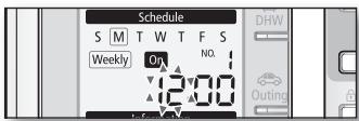 SAMSUNG NH300WHXES - OPÉRATION DE LA FONCTION AVANCÉE (WEEKLY) - 1