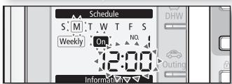 SAMSUNG NH300WHXES - OPÉRATION DE LA FONCTION AVANCÉE (WEEKLY) - 4