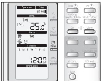 SAMSUNG NH300WHXES - Appuyez sur la la touche directe DHW - 2