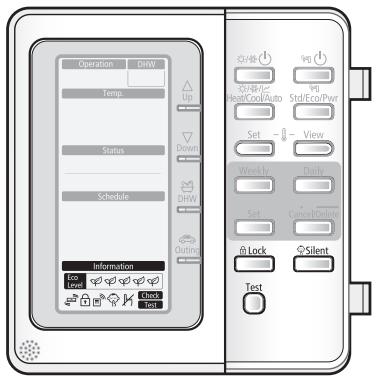 SAMSUNG NH300WHXES - Vérification des fonctions des boutons et des indicateurs - 1