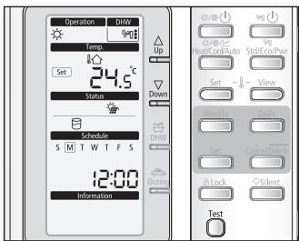 SAMSUNG NH300WHXES - Paramétrage de la valeur du champ de la télécommande filaire. - 3