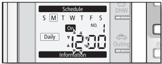 SAMSUNG NH300WHXES - PARAMETRAGE DE LA PROGRAMMATION JOURNALIERE - 6