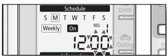 SAMSUNG NH300WHXES - OPÉRATION DE LA FONCTION AVANCÉE (WEEKLY) - 2