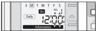 SAMSUNG NH300WHXES - PARAMETRAGE DE LA PROGRAMMATION JOURNALIERE - 7
