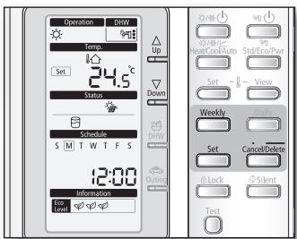 SAMSUNG NH300WHXES - Paramétrez la température en appuyant sur le bouton Up or Down . - 1