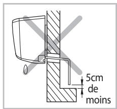 SAMSUNG AQV-18-YWAN - Installation et raccordement du tuyau d'évacuation de l'unité interieure - 5