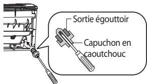 SAMSUNG AQV-18-YWAN - Changement de direction du tuyau d'évacuation - 4