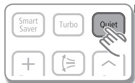 SAMSUNG AQV-18-YWAN - Utilisation de la fonction Quiet - 1